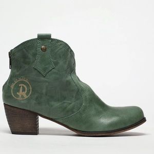 GREEN ‘RED OR DEAD’ brand  Booties